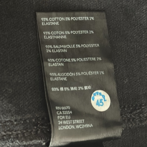 FREE PEOPLE FP Classic BlacK mini Skirt Zipper Stretchy Size 32 Casual Party XL - Picture 4 of 4